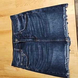 American Eagle denim mini skirt